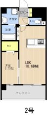 LIBTH薬院南の間取り