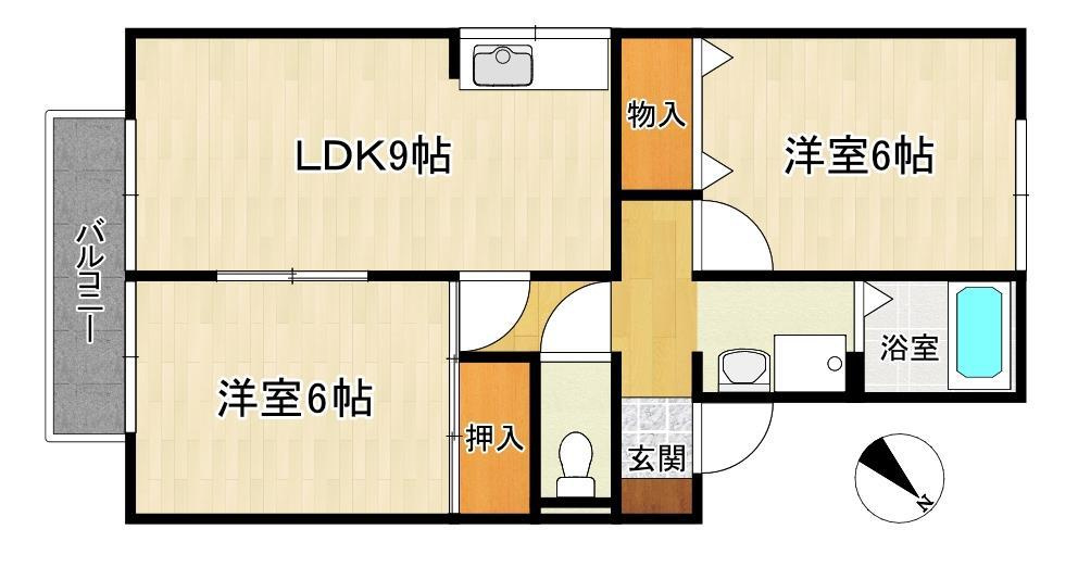 パークレットの間取り