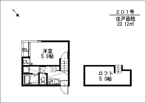 プリマヴェーラ博多の間取り