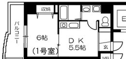 メゾン・デ・ノムラ東心斎橋の間取り