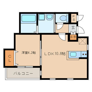 ルミウス中洲の間取り