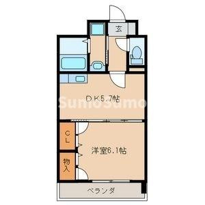 エレガンス井尻の間取り