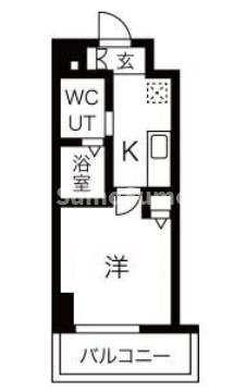 u-ro湊川公園前の間取り