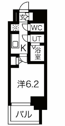 ファステート難波ラグジュの間取り