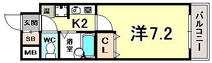 エスリード三宮の間取り