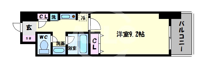 アリヴィオ夕陽ヶ丘　五条小学校区の間取り|アリヴィオ夕陽ヶ丘　間取り図