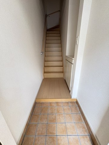 サニーフラットⅡの玄関|落ち着いた玄関です