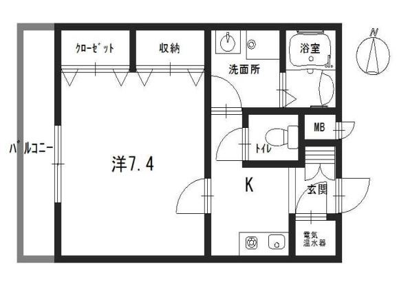 ラフィーネ塚口の間取り