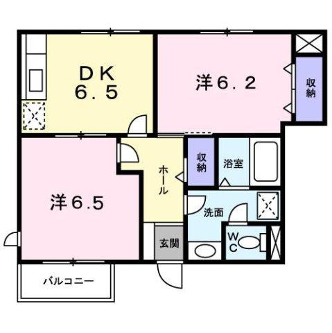 コーポサンライズの間取り