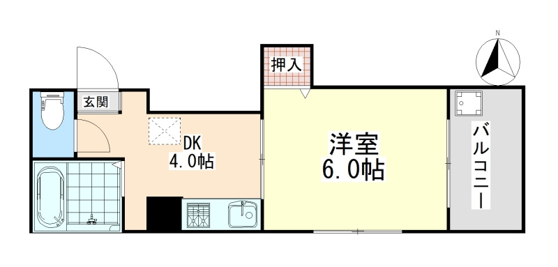 リアライズ上野通の間取り