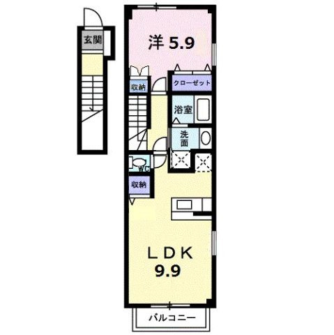 アルペンローゼの間取り|使い勝手の良い間取りです♪
