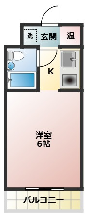 長谷川ビル矢田南の間取り