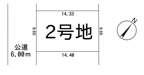 【土地図】 | 清水区押切14期　土地　2号地