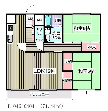 阿部南葛西第１マンションの間取り