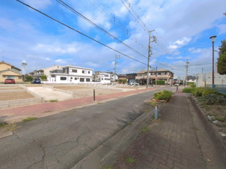 【前面道路含む現地写真】 | 名古屋市中川区中島新町２丁目1401【仲介手数料無料】新築一戸建て　4号棟