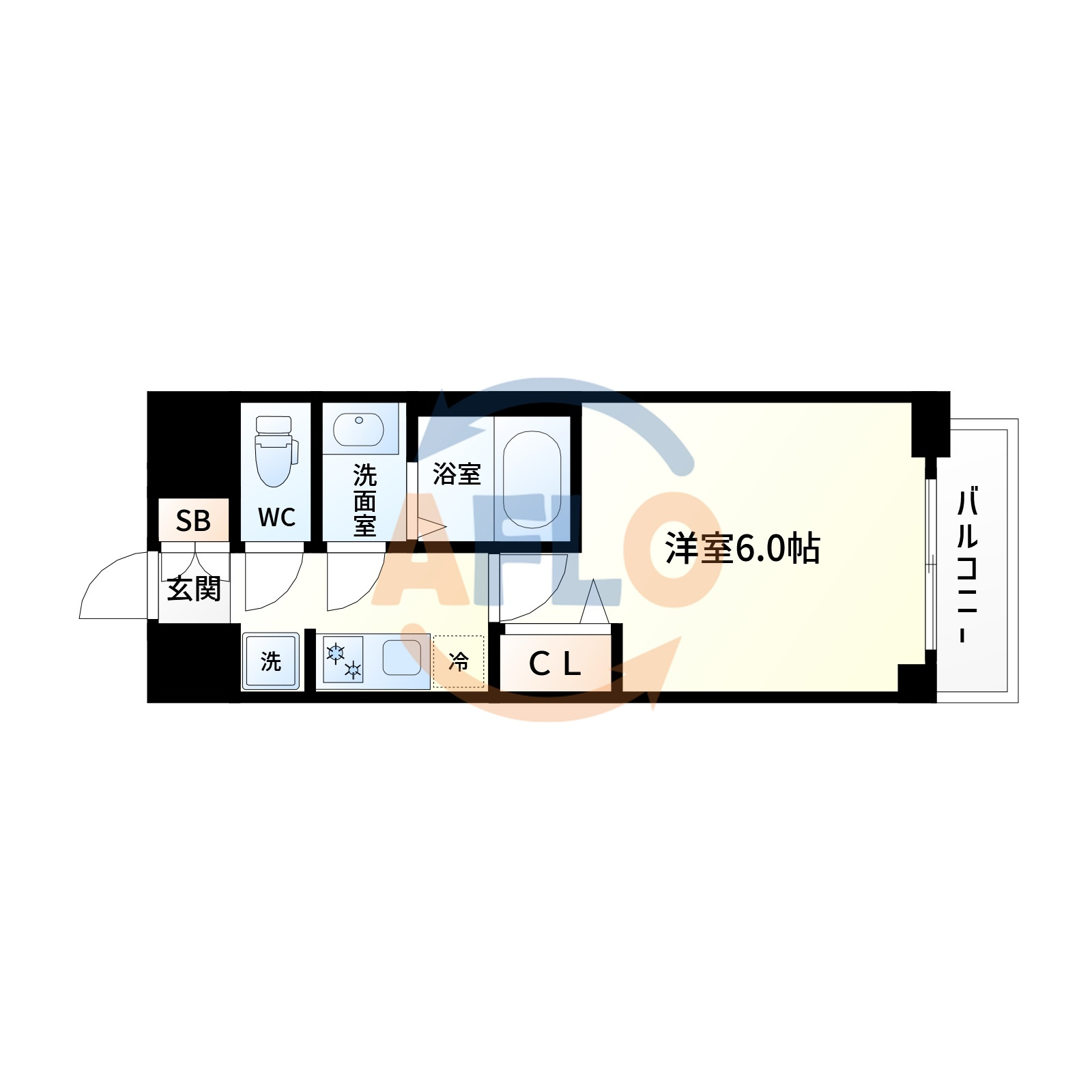 プレサンス西九条シティベイの間取り|プレサンス西九条シティベイ　間取り
