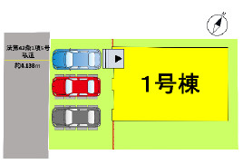 仲介手数料不要　よかタウンAdoble東区上南部3丁目1期【託麻北小・東部中】の区画図