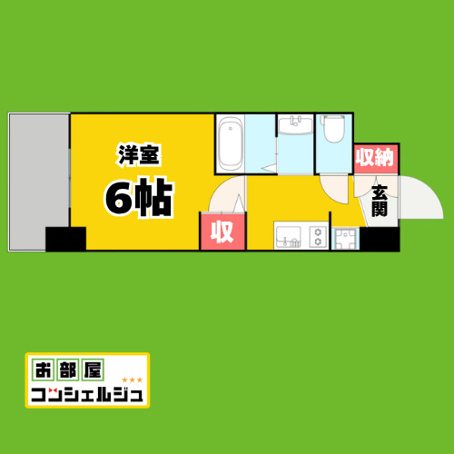 エステムコート名古屋ステーションクロスの間取り