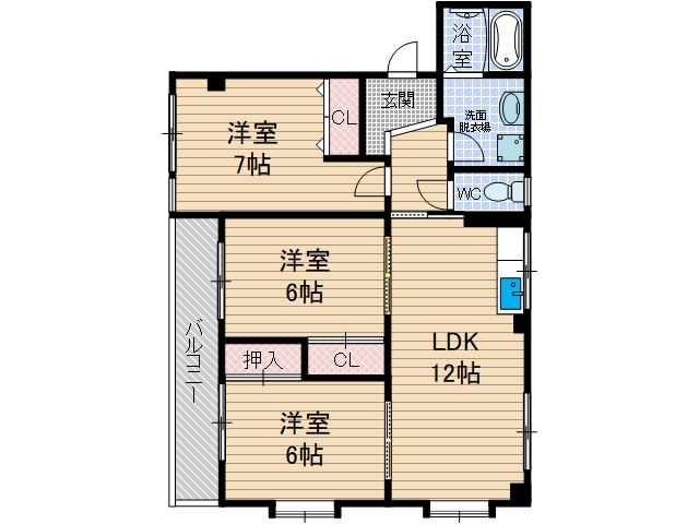 【間取り】 | エムワイハイツ