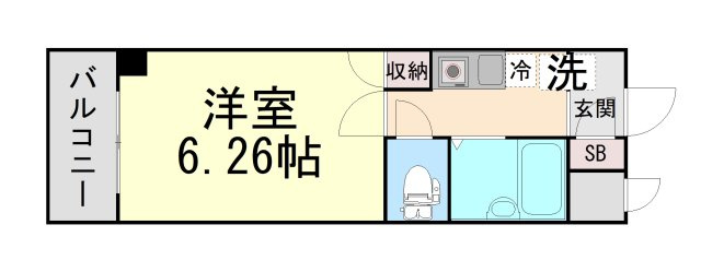 パレ・ユート阪急六甲の間取り