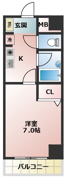 芳野アミティの間取り