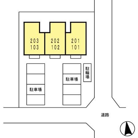 サンパルクの区画図