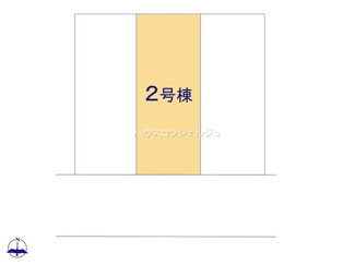 【区画図】 | 名古屋市港区宝神２丁目1303-2【仲介手数料無料】新築一戸建て　2号棟