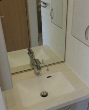 ルーブル清澄白河参番館 の洗面所|スペースが確保できる洗面所です