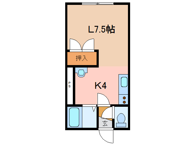 第2恒陽マンションの間取り