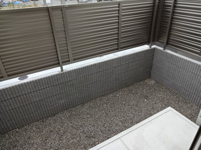 セジュール加佐 A棟のバルコニー