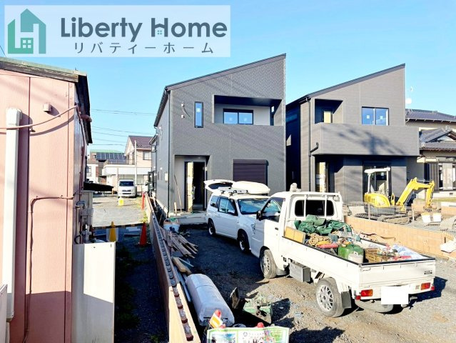 水戸市元吉田町11期　新築戸建　1号棟の外観|ご予約をいただければ、『平日の空いた時間』『周辺物件まとめて見たい』『1件だけ見たい』ももちろん可能です♪
お気軽にお問合せください♪