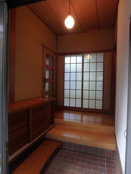コーポまなみの玄関