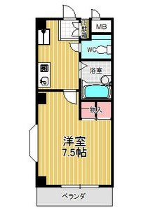 カサブランカ二村台の間取り