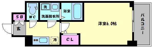 エスリードレジデンス大阪本町の間取り|エスリードレジデンス大阪本町　間取り