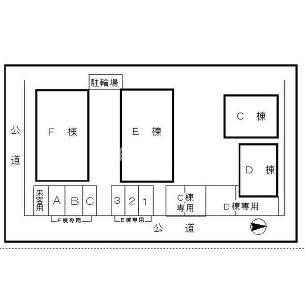 フォレストガーデンD棟の区画図