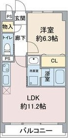 【間取り】 | レージュ桜山