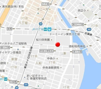 【地図】 | 八丁堀レジデンス壱番館