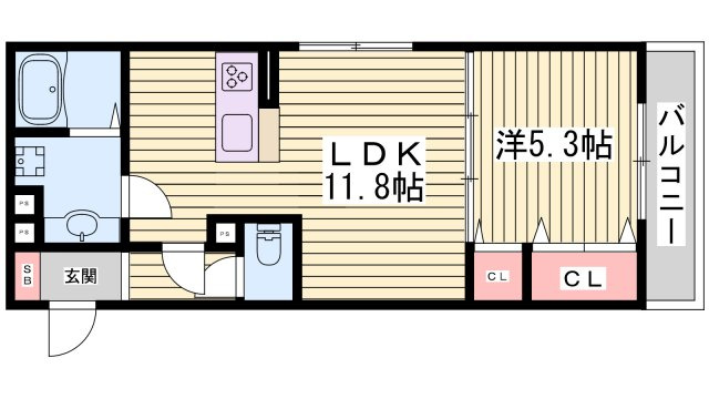 メゾン・ド・クルーの間取り