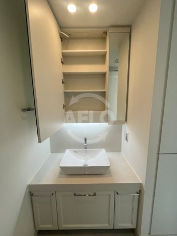 グラングリーン大阪THE NORTH RESIDENCE　扇町小学校の洗面所