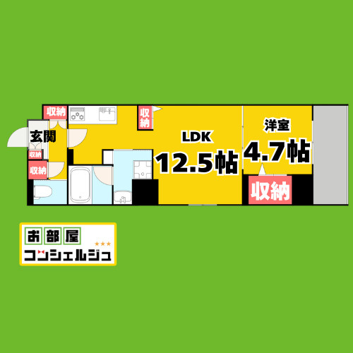 PoliCuadro Tower Ⅰの間取り