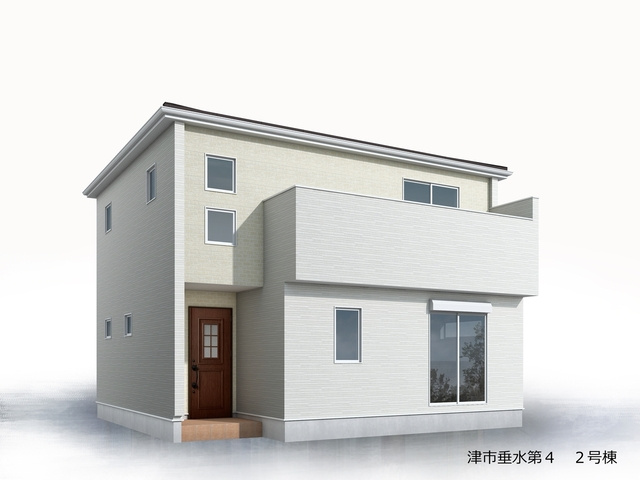 ●津市垂水 第4 新築戸建【全2棟】の外観パース