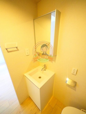 【独立洗面台】 | カーサフェリーチェ日ノ出町 | 別部屋参考写真