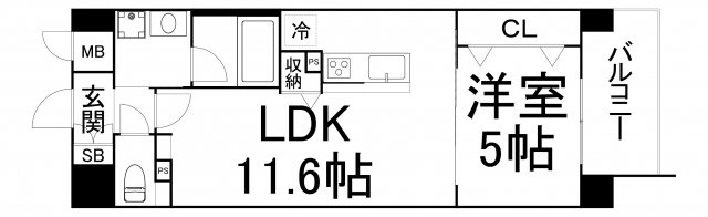 【間取り】 | パラッツォ南森町