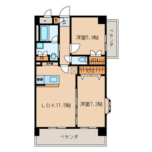 【間取り】 | アンバーサルM
