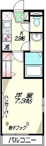 ＫＡＵＨＡＬＥ－Ｋの間取り|2面採光 角部屋 オートロック システムキッチン