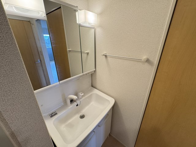 徳島市国府町南岩延のアパートの洗面所