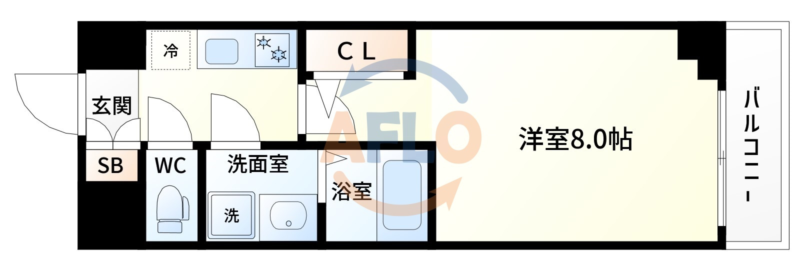 アルグラッド梅田WESTの間取り|アルグラッド梅田WEST　間取り