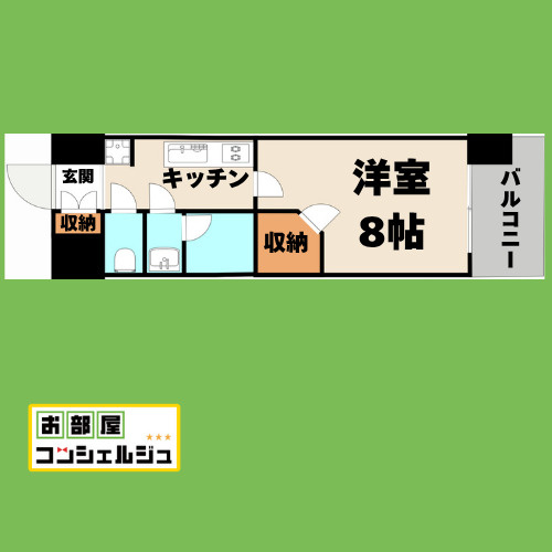 ブランシエスタ泉の間取り