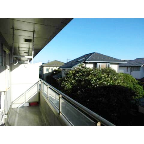 藤沢市鵠沼海岸７丁目の賃貸マンションのバルコニー