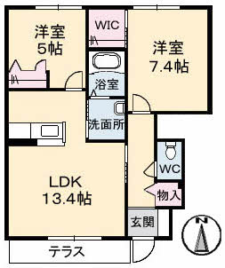 シャーメゾン西山崎 A棟